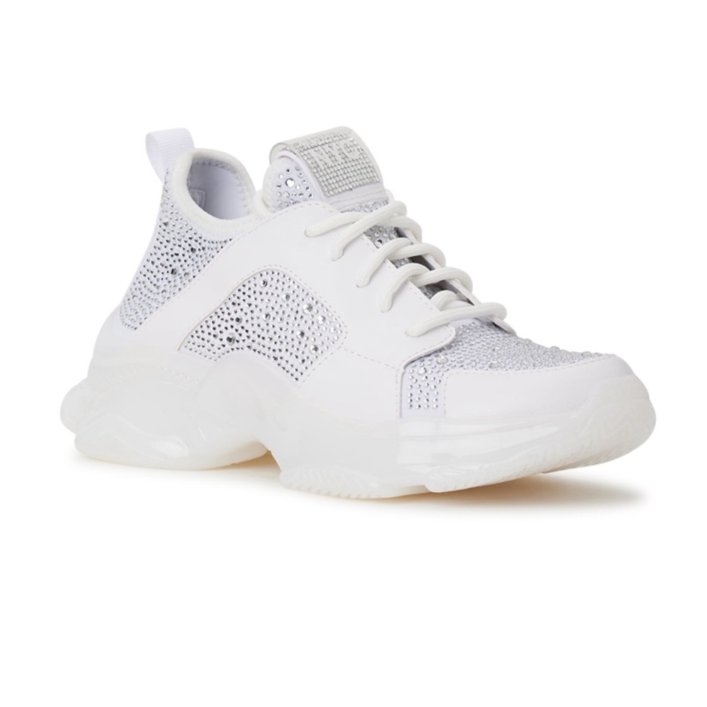 Madden NYC Women's Rhinestone Athletic Sneakers,Size 11